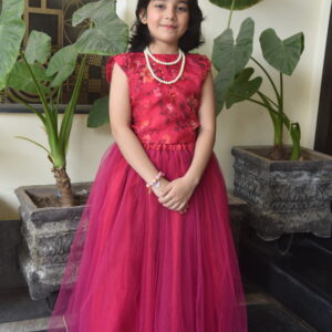 Home rosy bloom gown